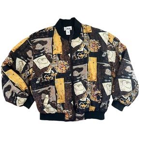 Vintage Metro Express Silk Jacket